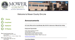 Desktop Screenshot of co.mower.mn.us