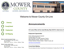 Tablet Screenshot of co.mower.mn.us